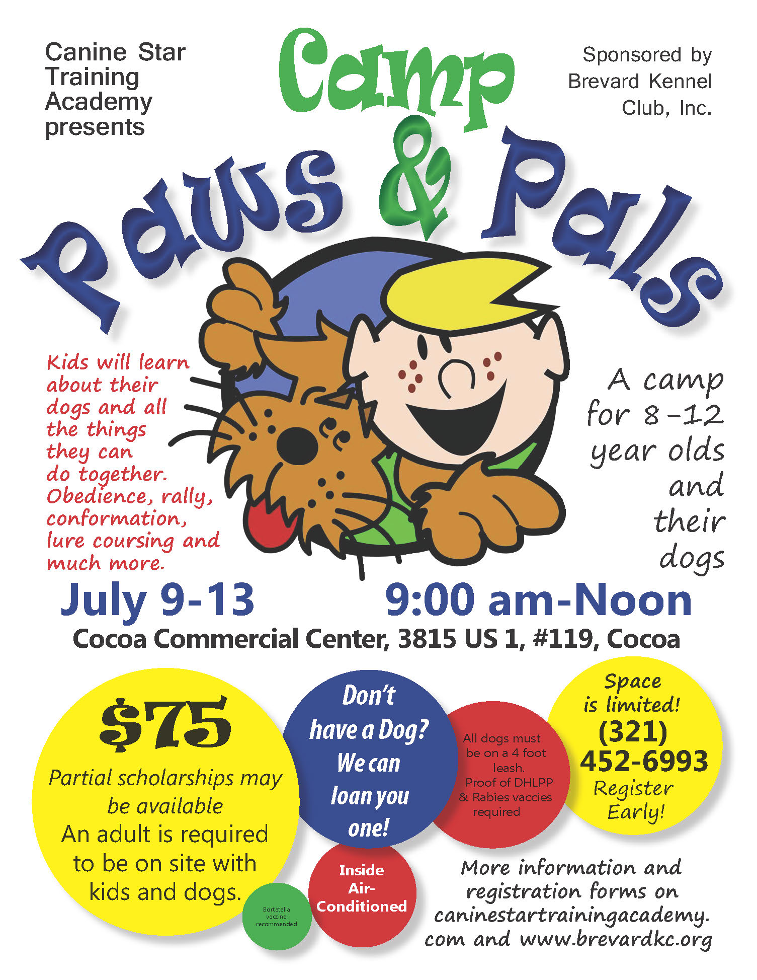 Camp Paws and Pals 2018